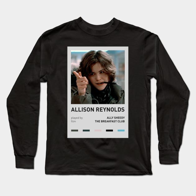 Ally Sheedy as Alisson Reynolds in The Breakfast Club Long Sleeve T-Shirt by sinluz